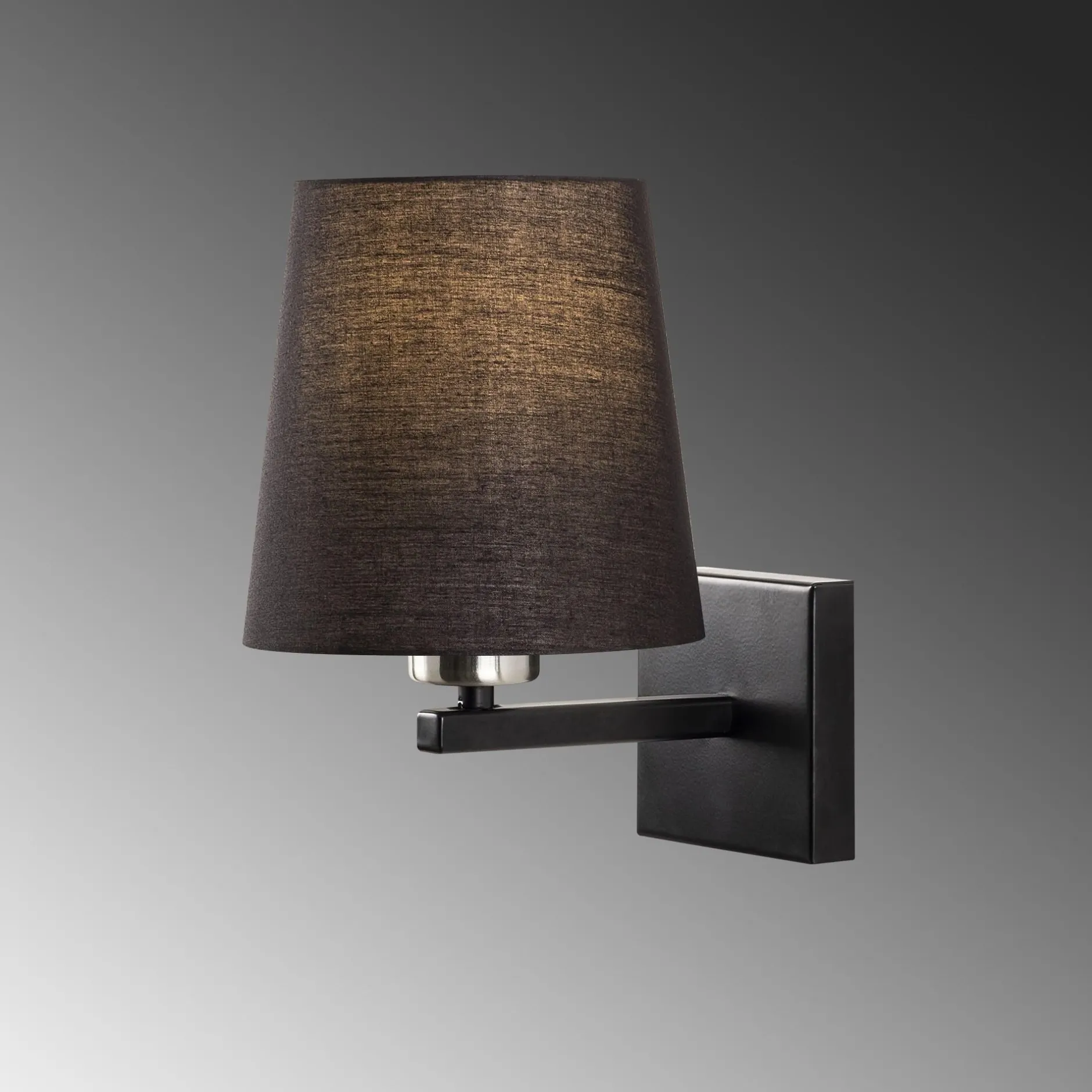 Profil Wandleuchte | METALLGEHÄUSE | Schwarz, Nickel, Creme