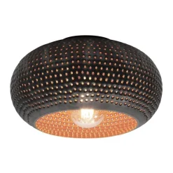 Punchy Deckenleuchte ø35 cm-schwarz-braun