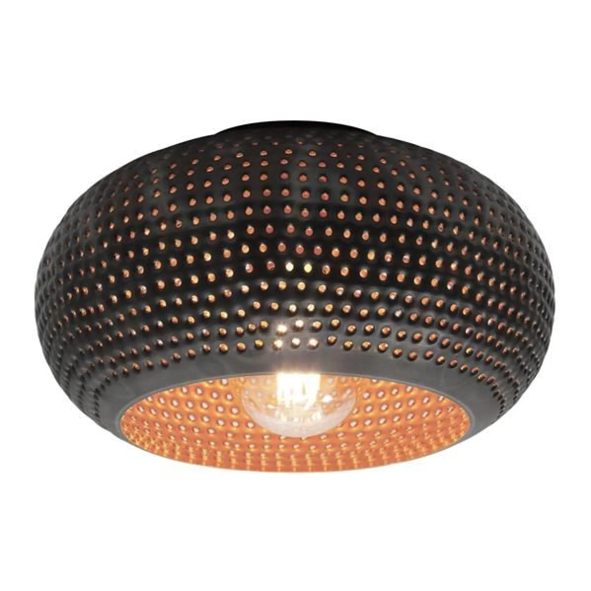 Punchy Deckenleuchte ø35 cm-schwarz-braun