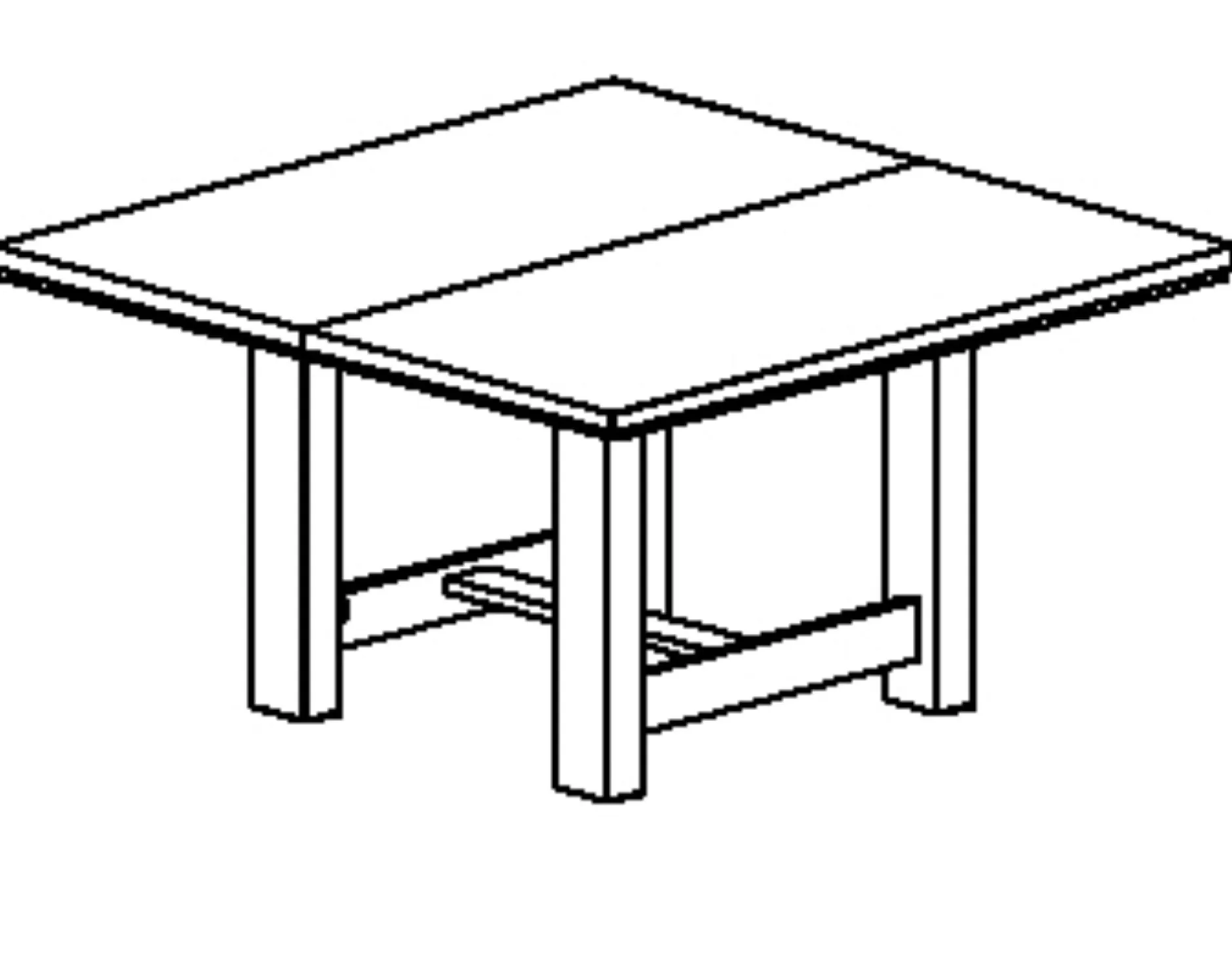Quadratischer Esstisch Basalte | 140 x 140 x 76 cm | Viking Oak Design