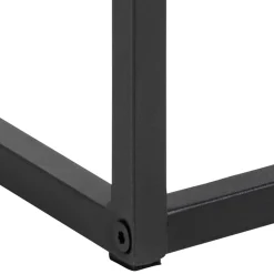 Quadratischer Nachttisch Randolf - 40x35x60 cm - Schwarz