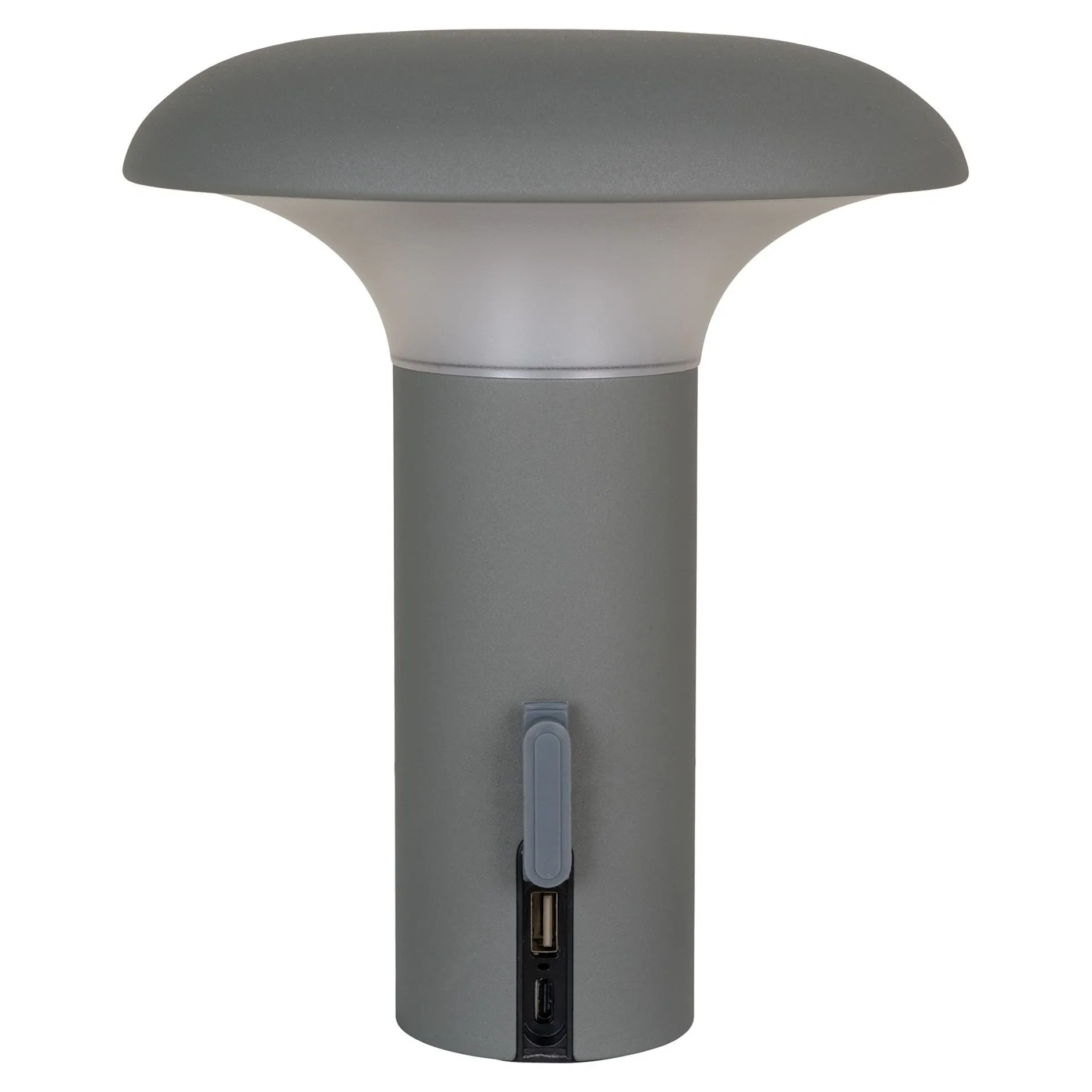 Ramsey LED Lampe - Grau Wiederaufladbar