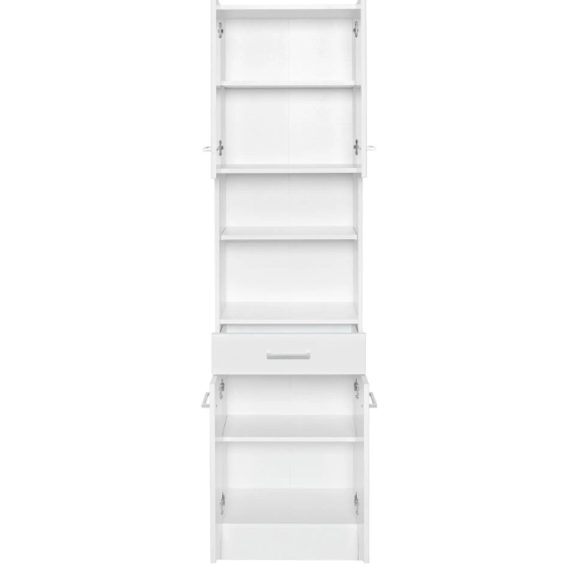 RiccaBadezimmer : Spiegelschrank, Waschtischunterschrank, Säulenschrank - weiß