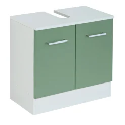 RiccaBadezimmer : Spiegelschrank, Waschbeckenunterschrank, Säulenschrank - grün