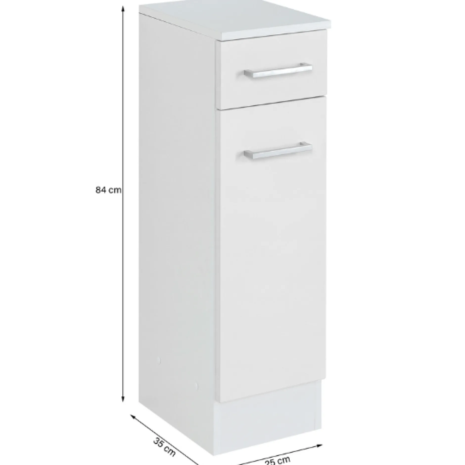 RiccaBadezimmer : Wandschrank, Badezimmerschrank, Spiegelschrank, Waschbeckenunterschrank, Säulenschrank - grün