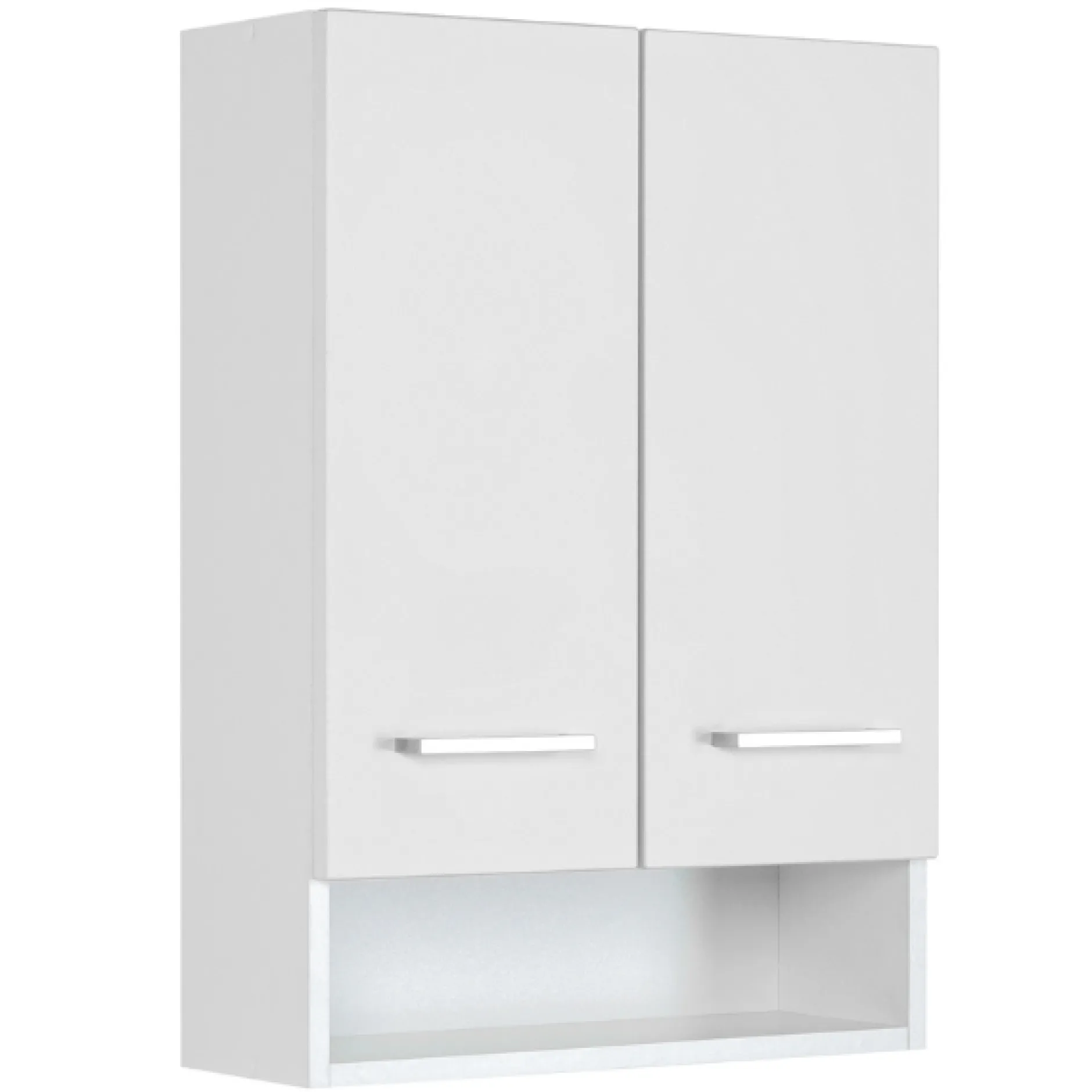 RiccaBadezimmer : Wandschrank, Badezimmerschrank, Spiegelschrank, Waschbeckenunterschrank, Säulenschrank - weiß