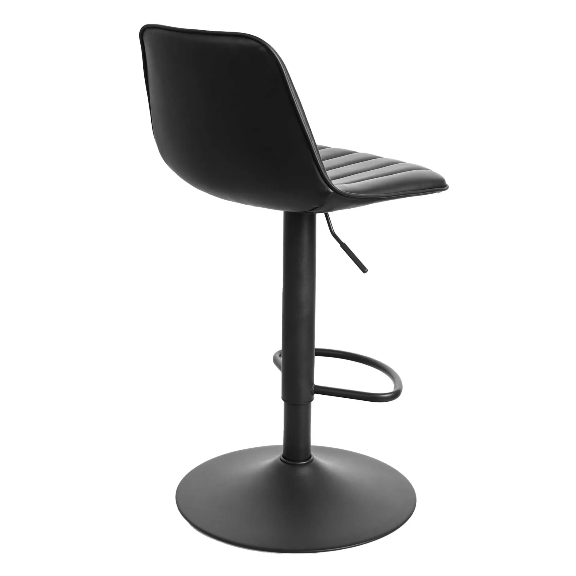 Roadster Verstellbarer Barhocker - Sitzhöhe 60-82cm - schwarz