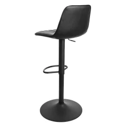 Roadster Verstellbarer Barhocker - Sitzhöhe 60-82cm - schwarz