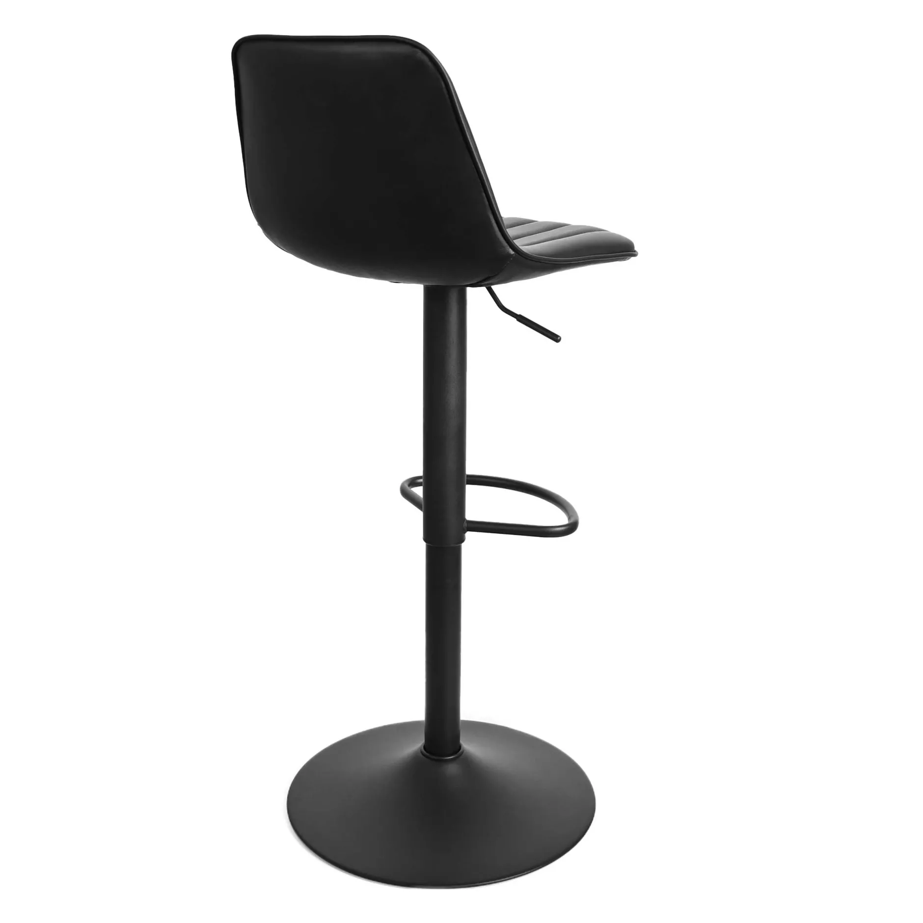 Roadster Verstellbarer Barhocker - Sitzhöhe 60-82cm - schwarz