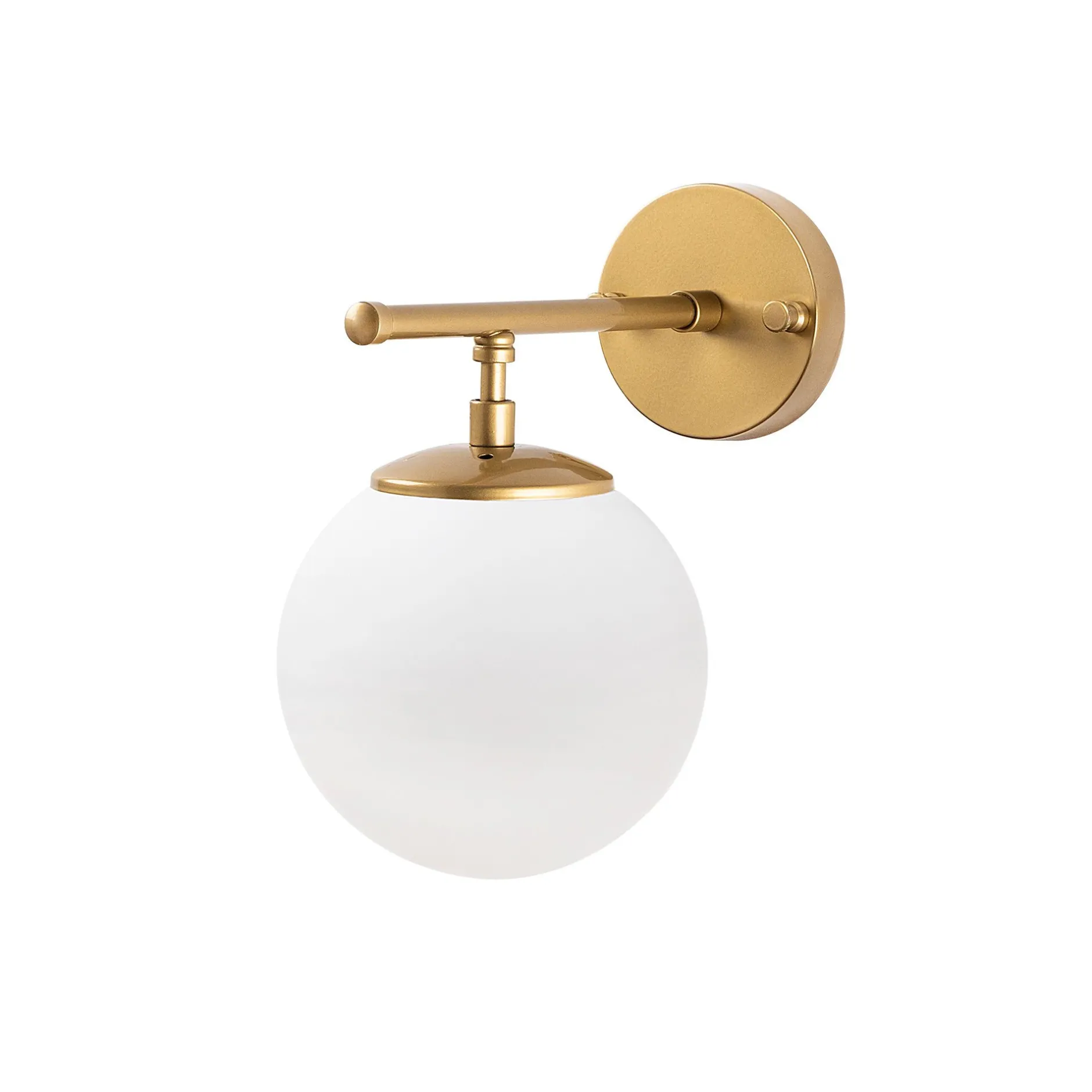 Roe Wandleuchte | METALLGEHÄUSE | Glänzendes Gold