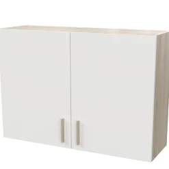 Romanie Hängeelement 100 cm 2 Flügeltüren und 1 Einlegeboden Kronberg Eiche/Mattweiß