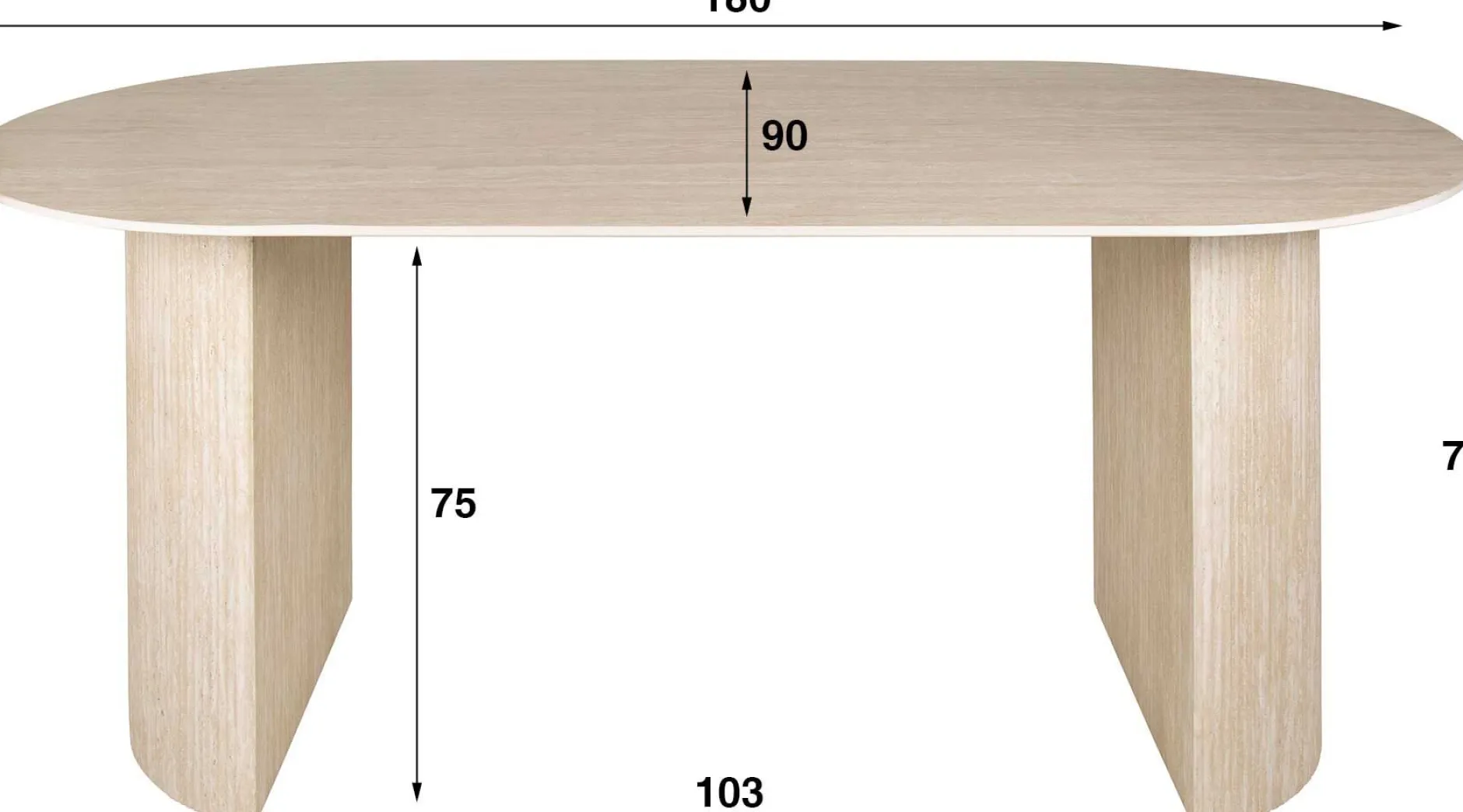 Romano Arch Keramischer Esstisch 180 cm
