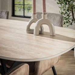 Romano Ovaler Esstisch aus Keramik 180cm - Dänisches Design