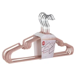 Rosenbeschichtete Metallbügel, 10er-Set