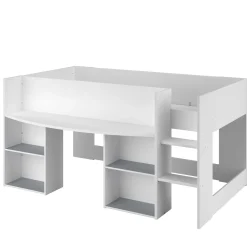 Rue-Schlafzimmer-Set | Halbhohe Schlafcouch und Kommode