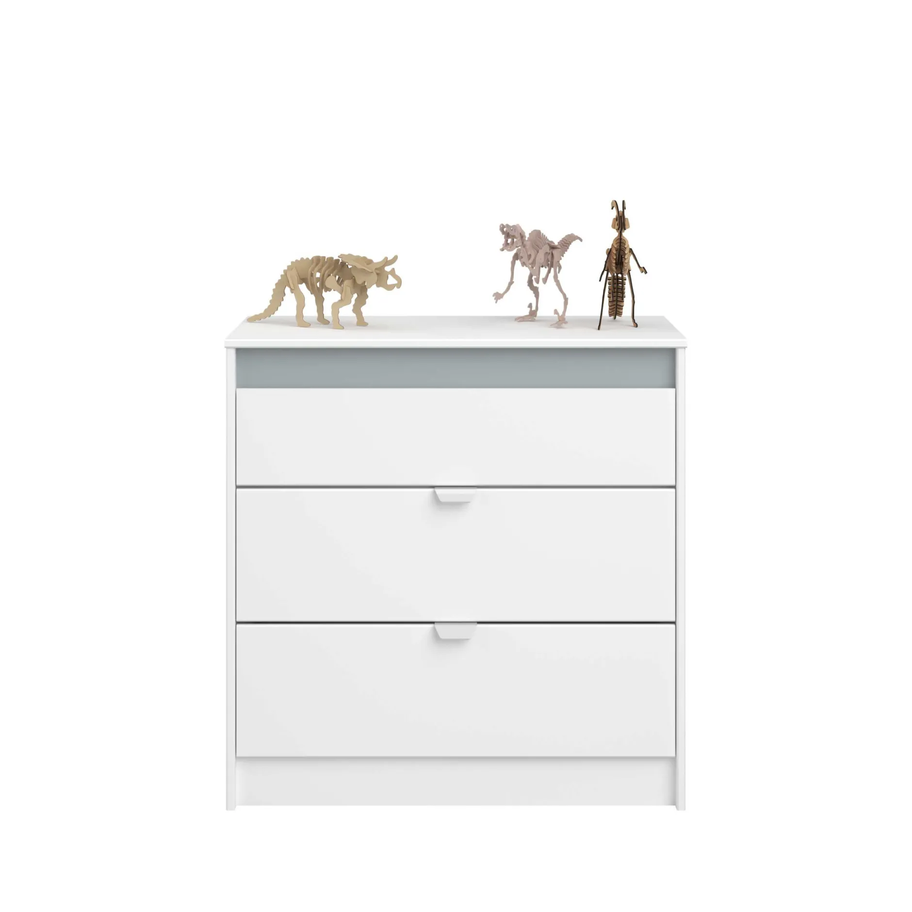 Rue-Schlafzimmer-Set | Halbhohe Schlafcouch und Kommode