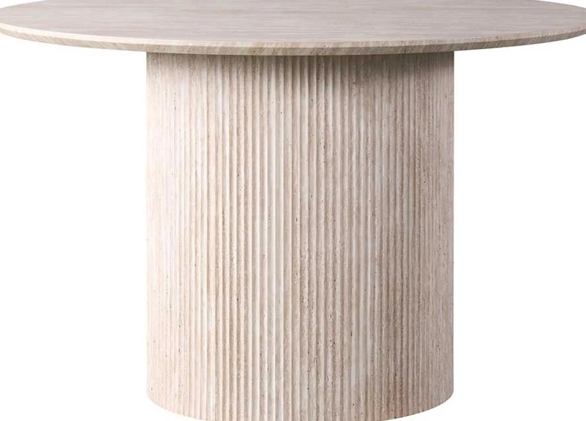 Runder Esstisch Lagos - Ø120x76cm - Travertin