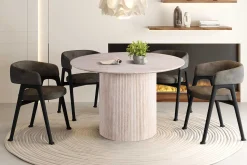Runder Esstisch Lagos - Ø120x76cm - Travertin