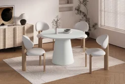Runder Esstisch Tavares - Ø120x77cm - ecru