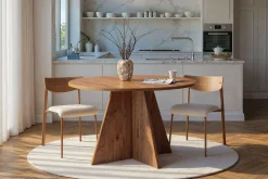 Runder Esstisch Virella - Ø120x75cm - Atlantic Pine