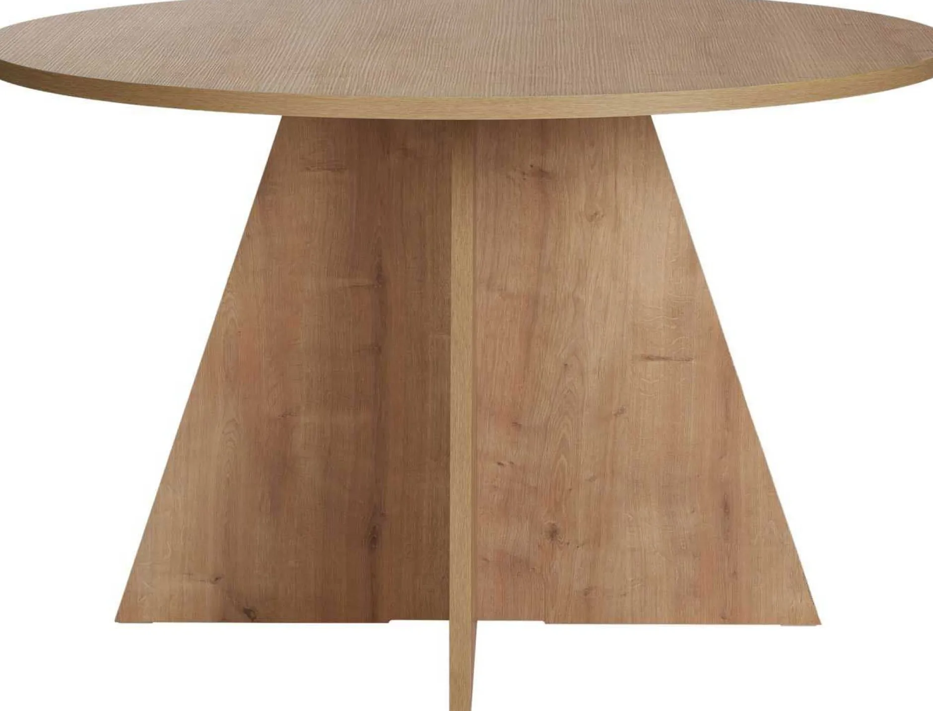 Runder Esstisch Virella - Ø120x75cm - Eiche Dekor