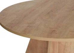Runder Esstisch Virella - Ø120x75cm - Eiche Dekor