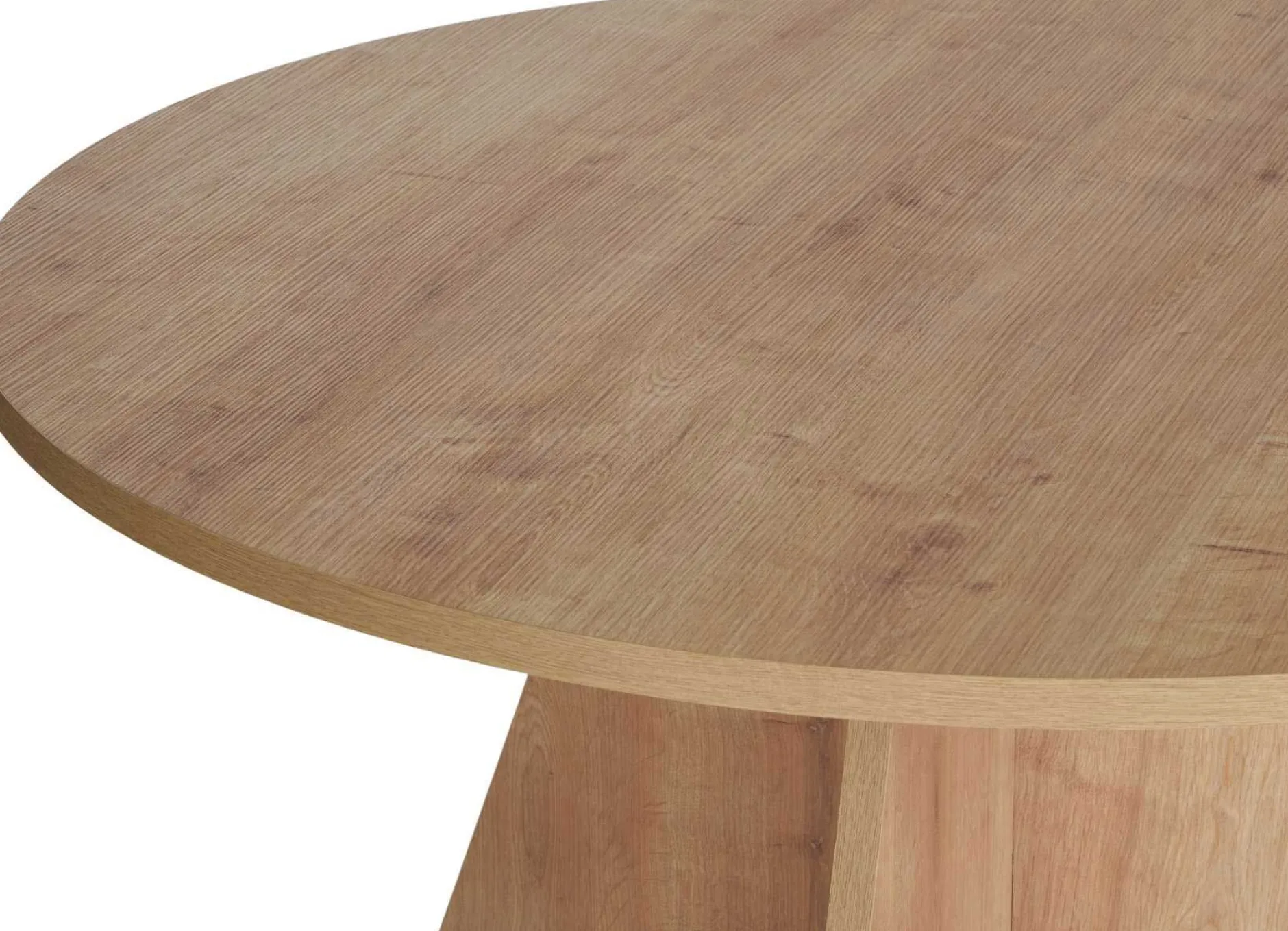 Runder Esstisch Virella - Ø120x75cm - Eiche Dekor