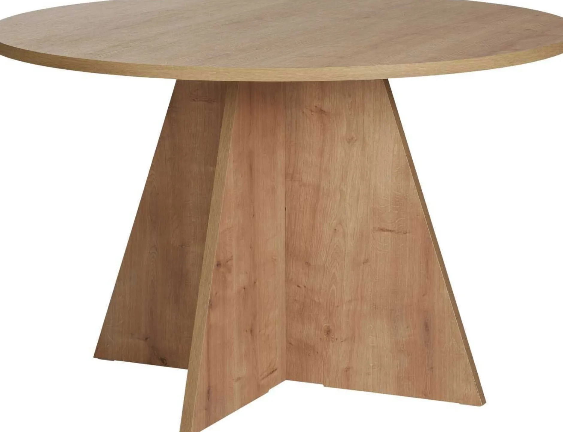 Runder Esstisch Virella - Ø120x75cm - Eiche Dekor