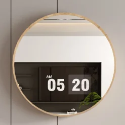 Runder Spiegel Ria | Ø80 x 10 cm | Old Oak Design