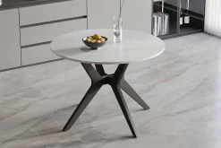 Runder Tisch Apollo | Ø110 x 76 cm | Weiß