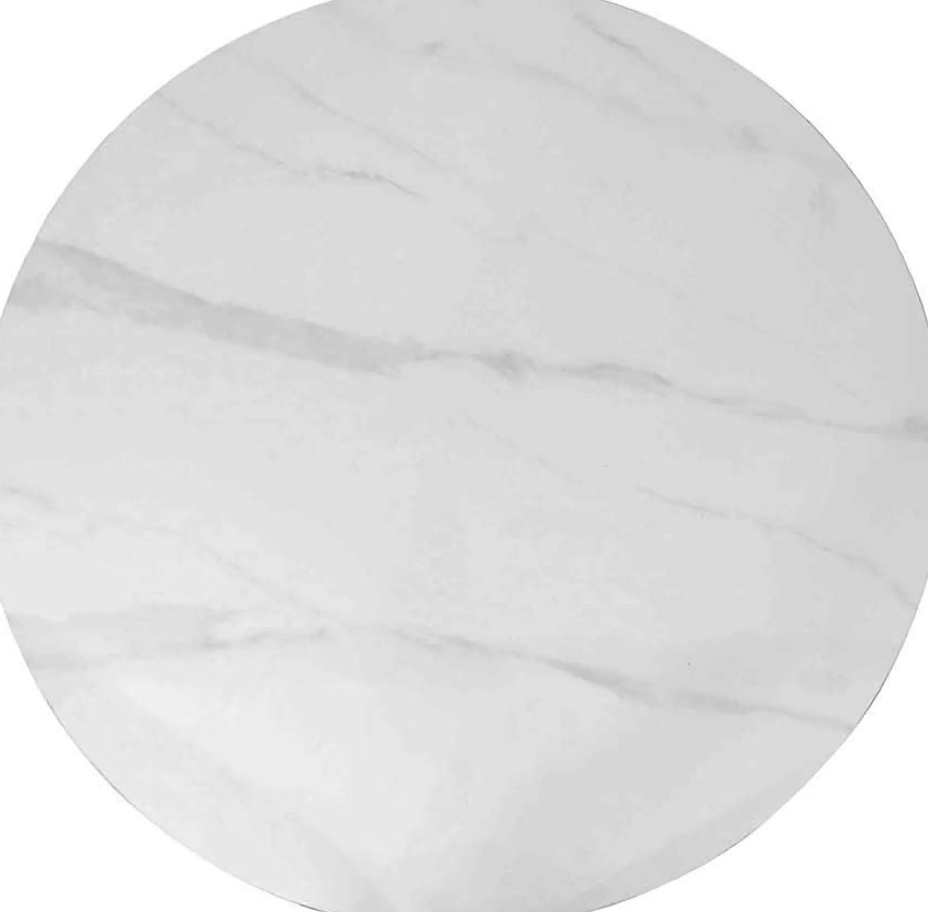 Runder Tisch Apollo | Ø110 x 76 cm | Weiß