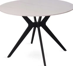 Runder Tisch Apollo | Ø110 x 76 cm | Weiß