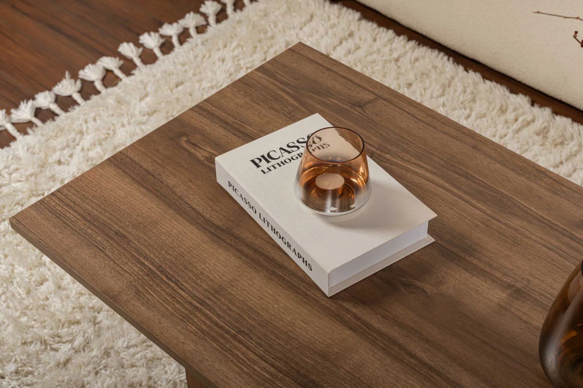 Sabin Couchtisch | 100 % MELAMIN | Walnuss