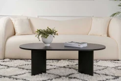 Sable Couchtisch | 100% MELAMIN | Holz Schwarz