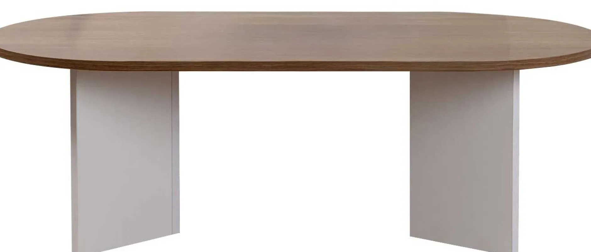 Sable Couchtisch | 100 % MELAMIN | Walnuss, Weiß