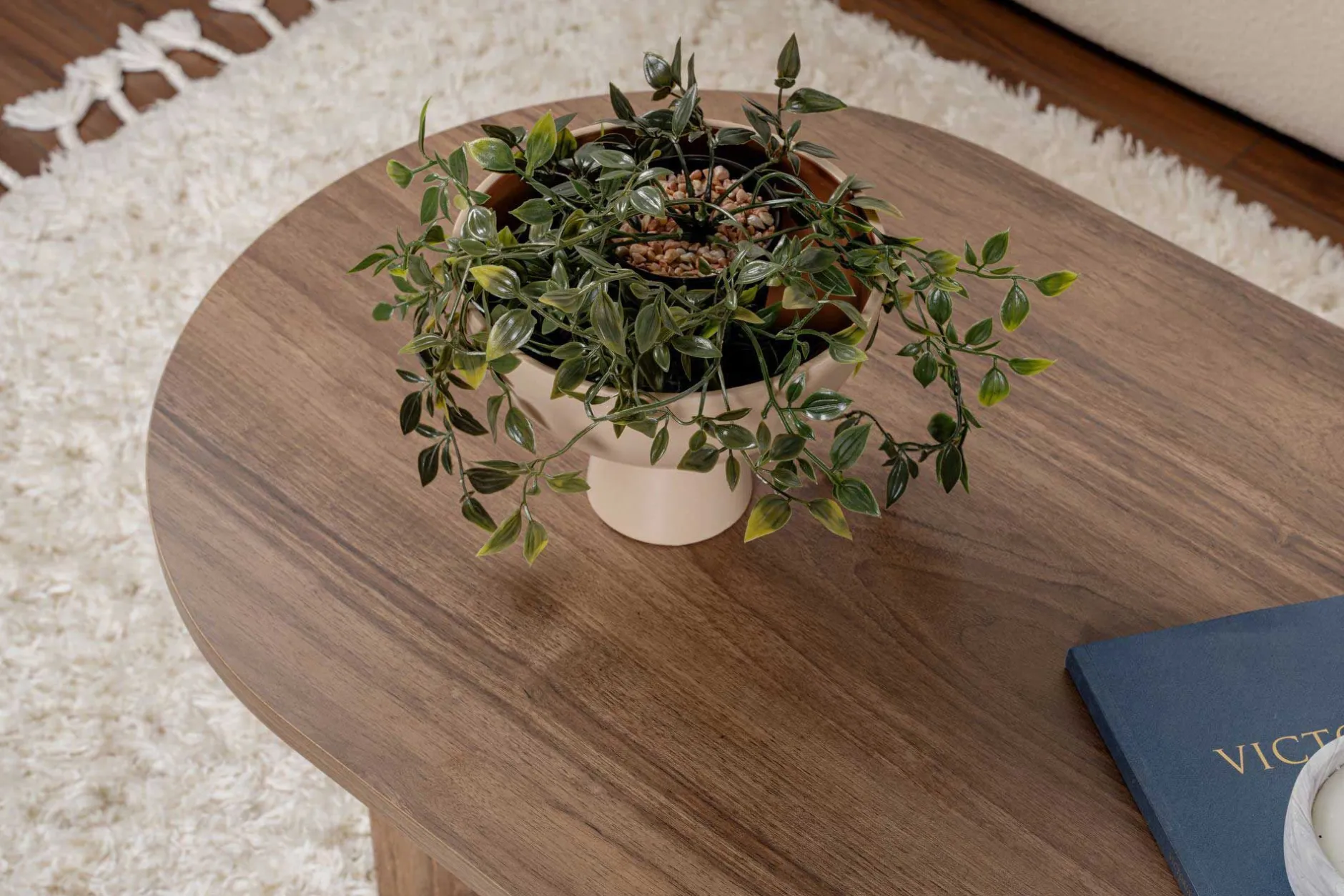 Sable Couchtisch | 100 % MELAMIN | Walnuss