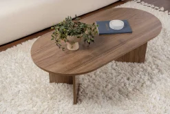 Sable Couchtisch | 100 % MELAMIN | Walnuss