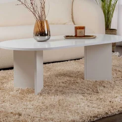 Sable Couchtisch | 100 % MELAMIN | Weiß