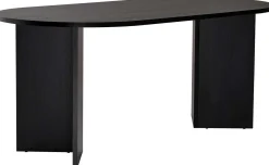 Sablin Esstisch | 100% MELAMIN | Holz Schwarz