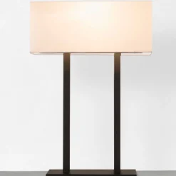 Salihini Tischlampe | IRON BODY | Weiß, Schwarz