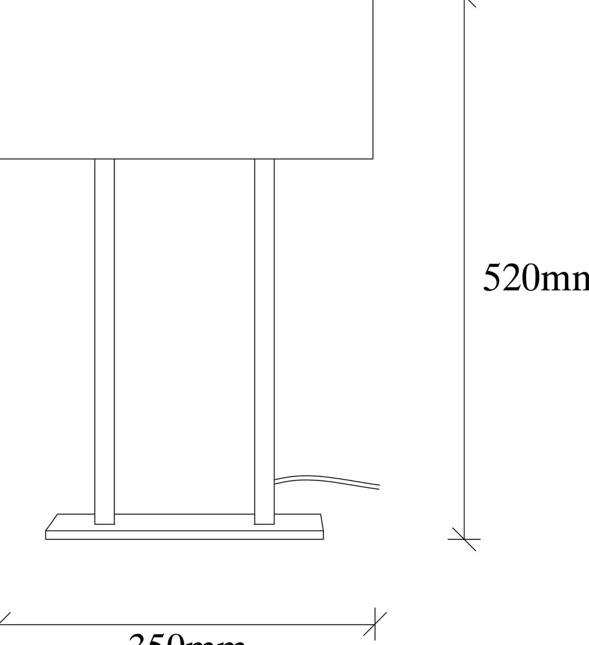 Salihini Tischlampe | IRON BODY | Weiß, Schwarz