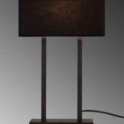 Salihini Tischlampe | METALLGEHÄUSE | Schwarz