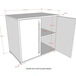 Sammie Halbhohes Bett 90x200cm - mit Schreibtisch und Stauraum - weiß