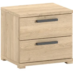 SammieJugendzimmer : Bett 90x200cm, Nachttisch, Kleiderschrank, Schreibtisch - Eichendekor