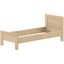 Sammie Jugendzimmer : Bett 90x200cm, Nachttisch - Eiche Dekor