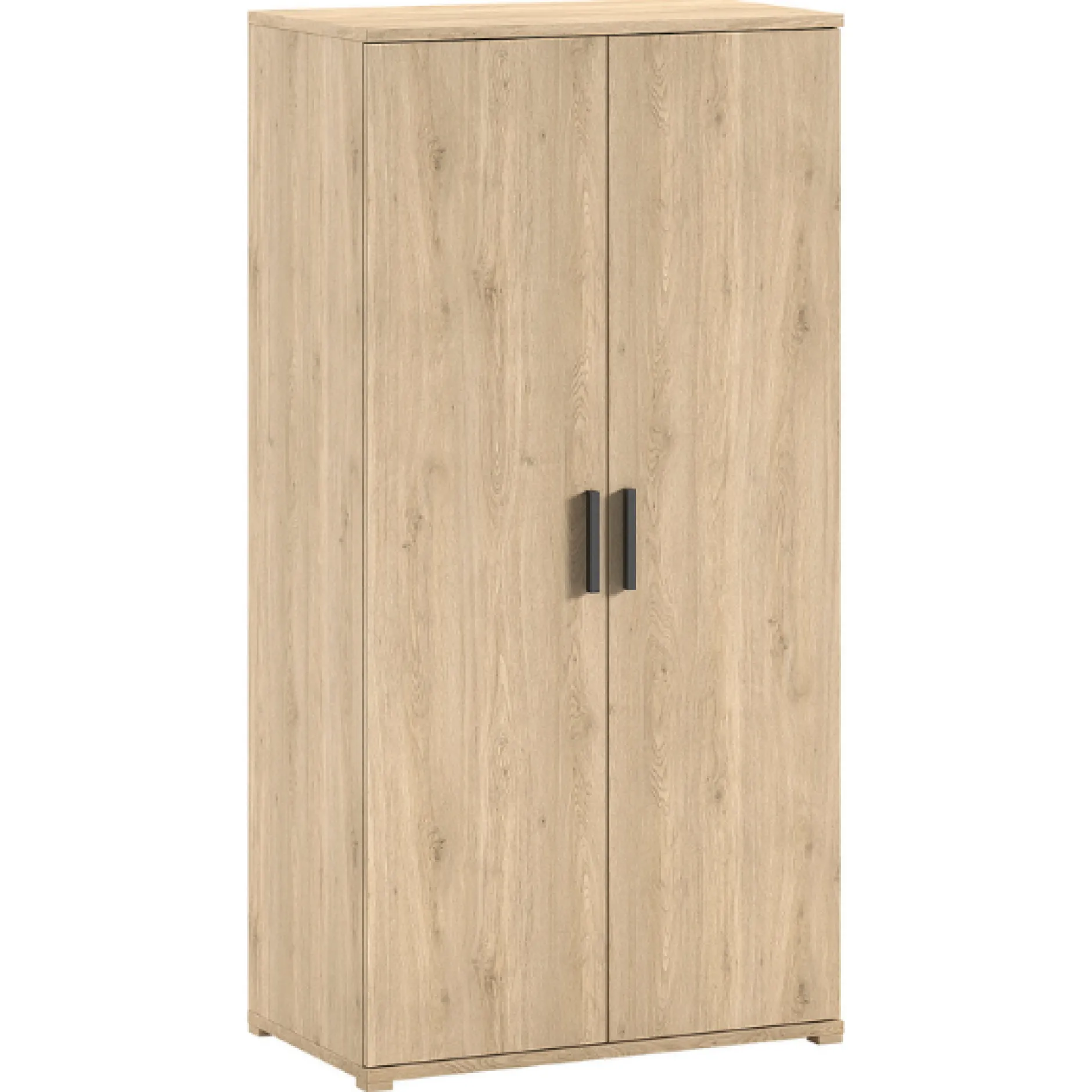 SammieJugendzimmer : Bett 90x200cm, Nachttisch, Kleiderschrank, Kommode - Eichendekor