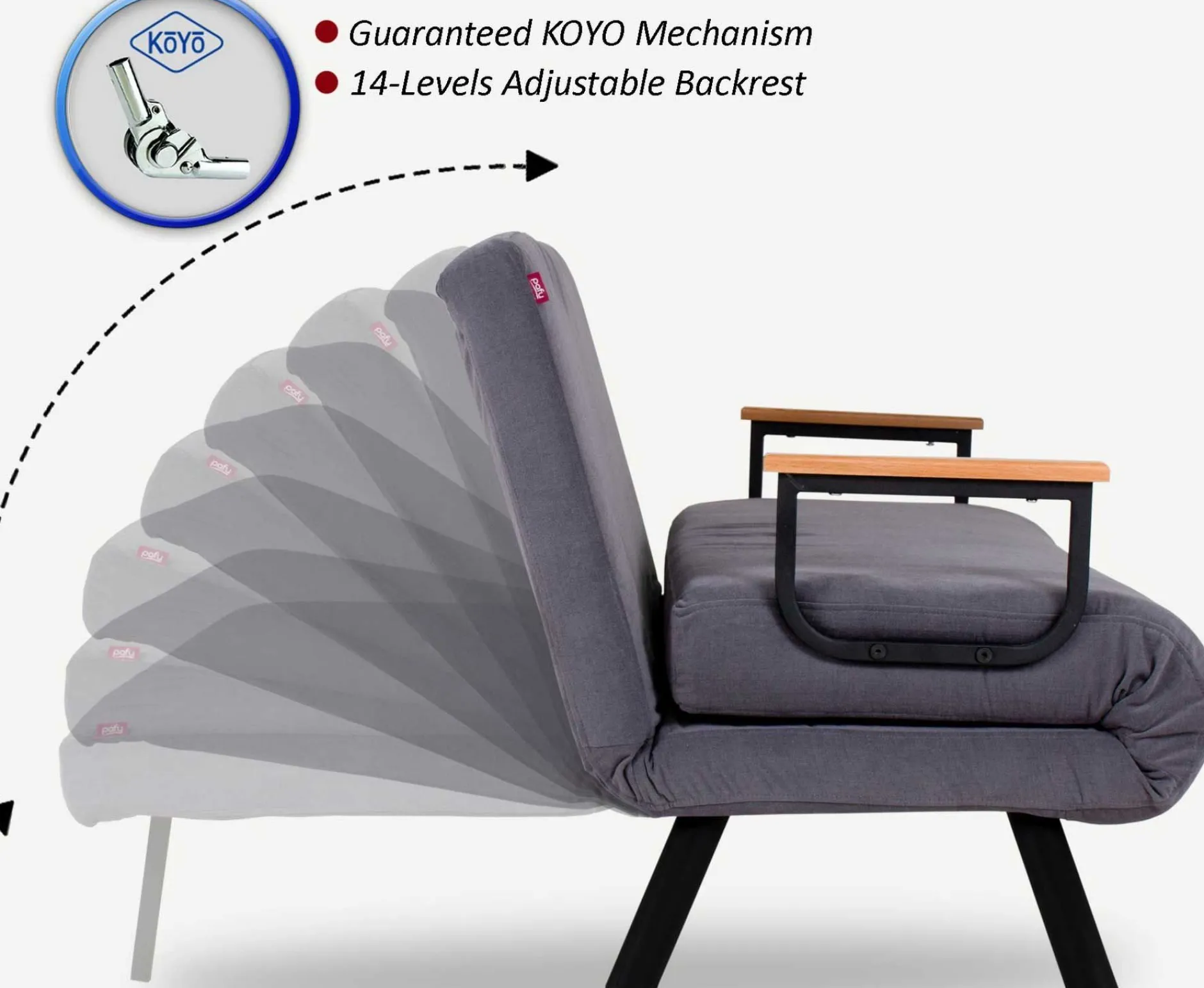 Sando 2-Sitzer-Schlafsofa | Metallrahmen | Petrolgrün