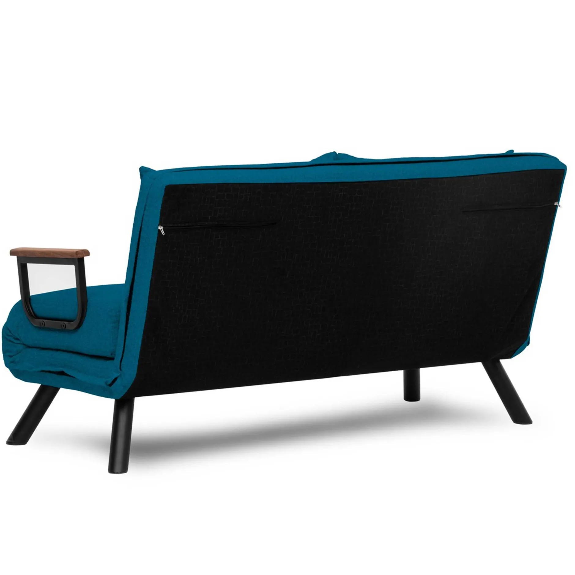 Sando 2-Sitzer-Schlafsofa | Metallrahmen | Petrolgrün