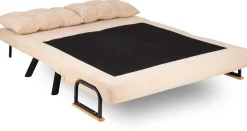 Sando 2-Sitzer-Schlafsofa | Metallrahmen | Creme