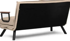 Sando 2-Sitzer-Schlafsofa | Metallrahmen | Creme